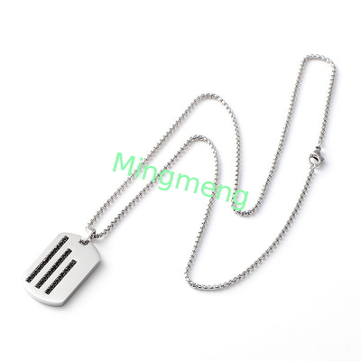 Persönliche, modische, einfache Accessoires, hochwertiger Anhänger aus Edelstahl, Herrenhalskette, romantisches, trendy, kreatives Accessoires