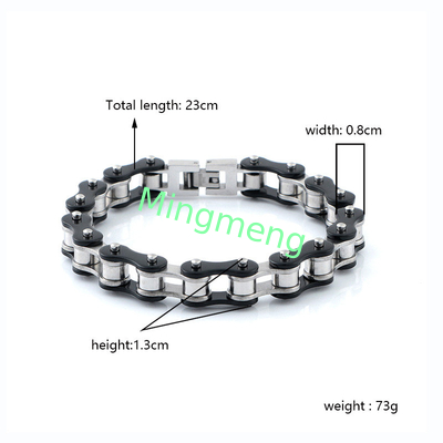 Armbänder aus Edelstahl für Männer, für Fahrradketten