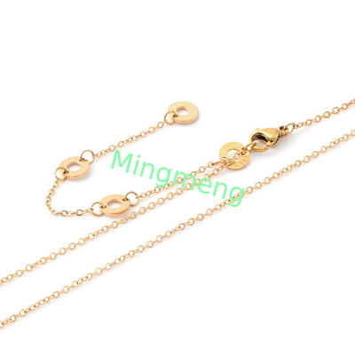 Gold-Edelstahl-Halsband, leichter Luxus, Nische High-End Schlüsselbein-Halsband, Temperament, Frauen-High-End-Design, Schlüsselbein-Kette, neuer Stil