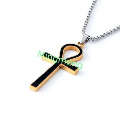 Fortgeschrittene, minimalistische, modische und Nischen-Männer-Original-Kreuz-Hängekette