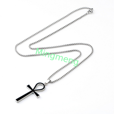 Fortgeschrittene, minimalistische, modische und Nischen-Männer-Original-Kreuz-Hängekette
