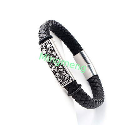 Zeigen Sie Ihre Individualität mit unserem Edelstahl-Schädel-Armband Korrosionsbeständig und stark