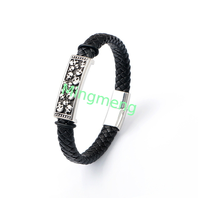 Zeigen Sie Ihre Individualität mit unserem Edelstahl-Schädel-Armband Korrosionsbeständig und stark