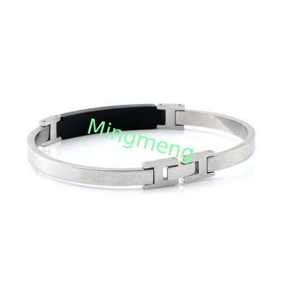 Modisches Armbanddesign aus Edelstahl, einfaches Titanstahl-Hochverkaufsmannarmband