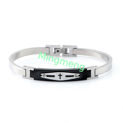 Modisches Armbanddesign aus Edelstahl, einfaches Titanstahl-Hochverkaufsmannarmband