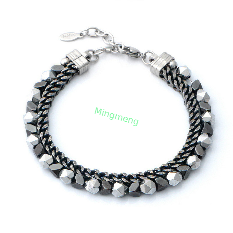 Edelstahl Galle Steine Mode Schmuck, Nische High-End-Design, personalisierte explosive Stahl-Titan-Armband für Männer