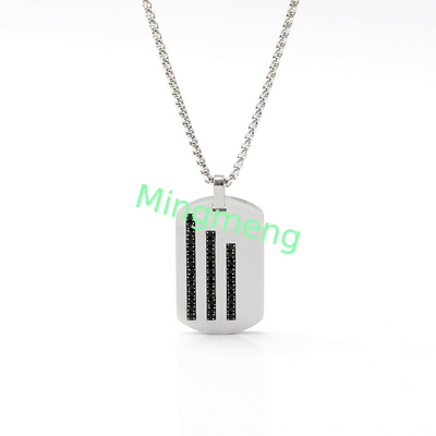 Persönliche, modische, einfache Accessoires, hochwertiger Anhänger aus Edelstahl, Herrenhalskette, romantisches, trendy, kreatives Accessoires