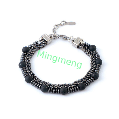 Maskuline Kettenarmband mit einzigartigen Gallensteinschmuck Augenschein und Langlebigkeit