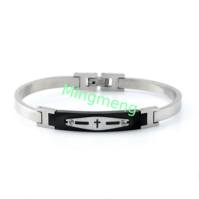 Modisches Armbanddesign aus Edelstahl, einfaches Titanstahl-Hochverkaufsmannarmband